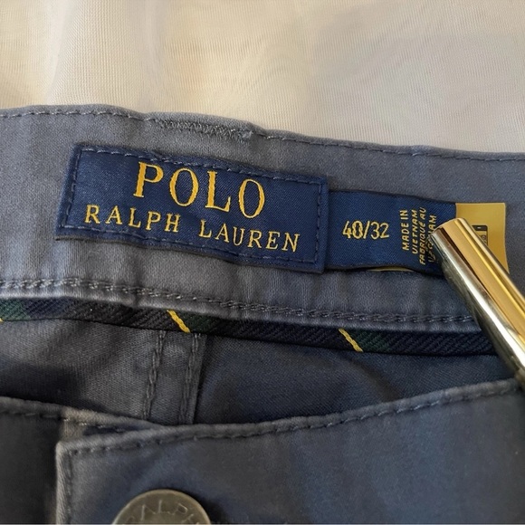 POLO RALPH LAUREN CHINO JEANS MEN'S VARICK STRAIGHT SLIM FIT SIZE 40 X 32 GREAT! - Picture 2 of 8